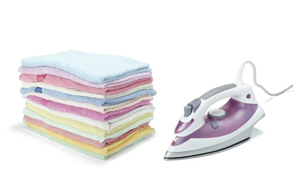 Bügeln von Kleidung Hausarbeit Ausrüstung — Stockfoto