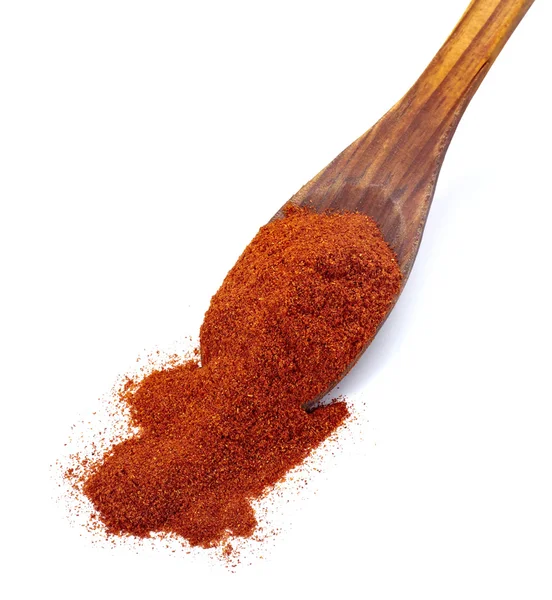 Rød peber krydderi pulver chili - Stock-foto
