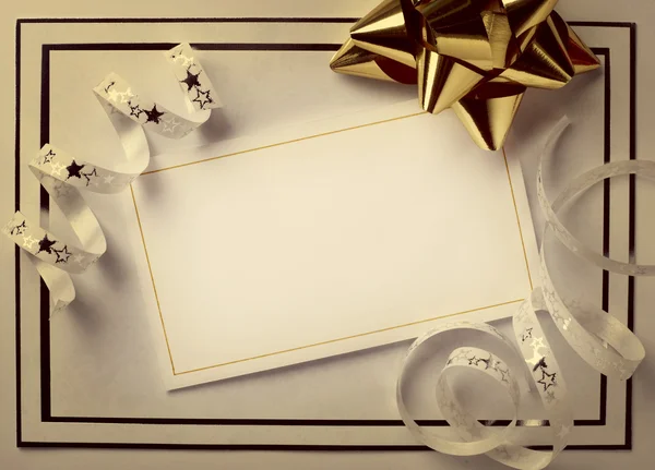 グリーティング カード クリスマス季節のお祝い — ストック写真