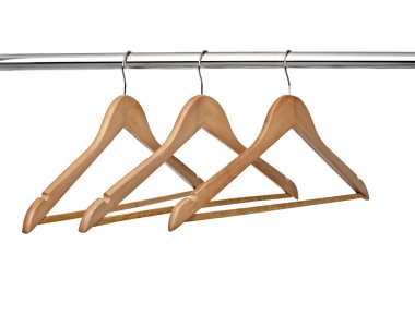 Cloth hangers clipart