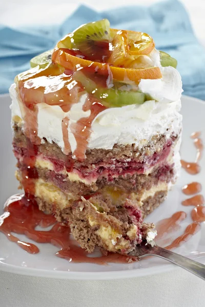 과일 케이크 달콤한 음식 — 스톡 사진