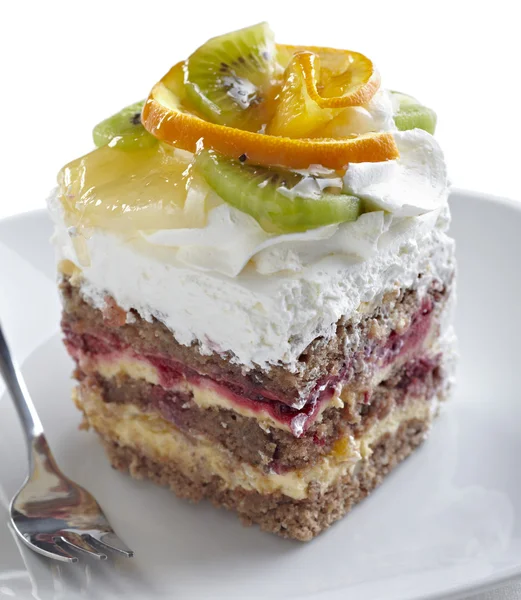 フルーツ ケーキの甘い食糧 — ストック写真
