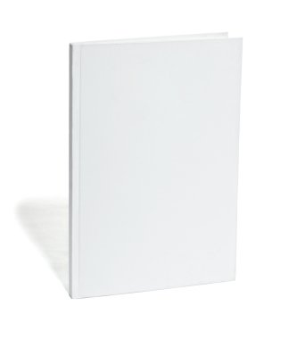 White blank notebook template clipart