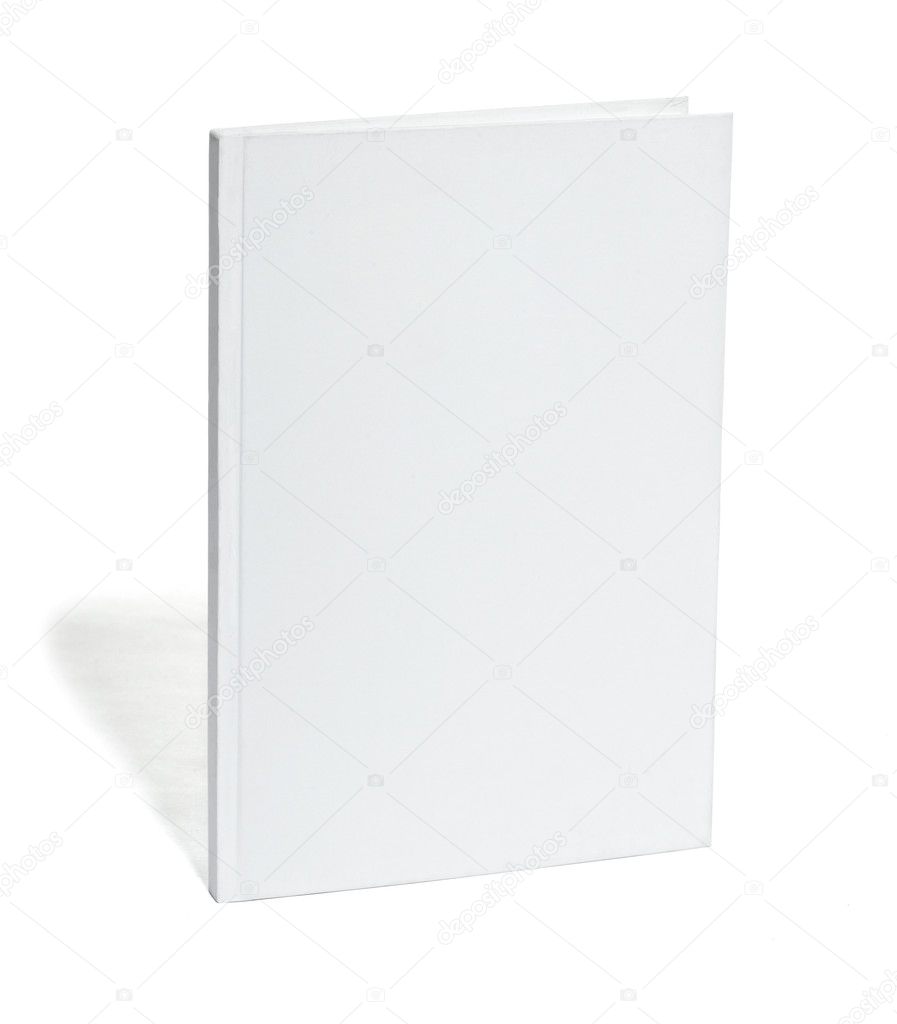 White blank notebook template