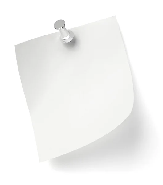 Pin und Notizpapier Bürogeschäft — Stockfoto