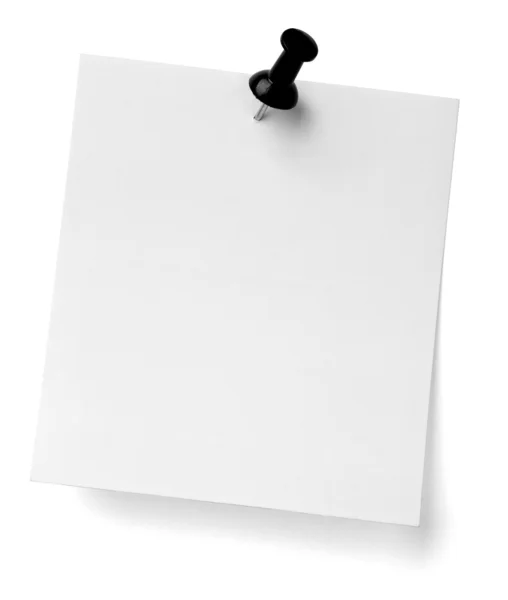 Καρφίτσα σημειώματος και Σημείωση χαρτί επιχείρηση γραφείων — Φωτογραφία Αρχείου