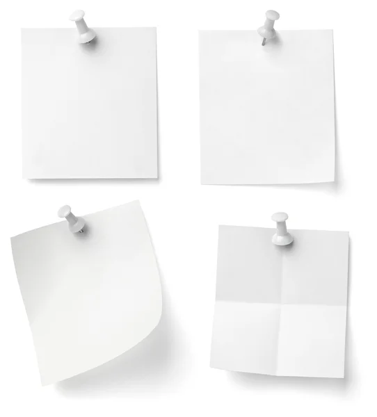 Καρφίτσα σημειώματος και Σημείωση χαρτί επιχείρηση γραφείων — Φωτογραφία Αρχείου