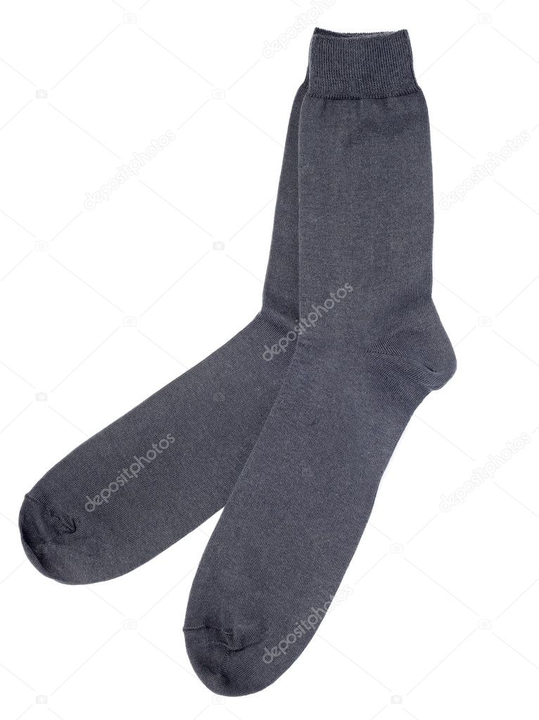 Men socks wear clothes