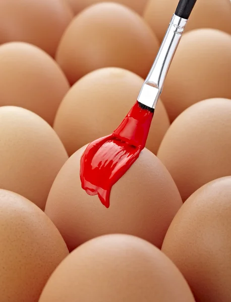 Yiyecek yumurta Paskalya boyama — Stok fotoğraf
