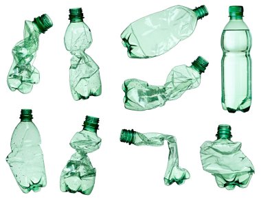 boş kullanılan çöp şişe ekoloji çevre
