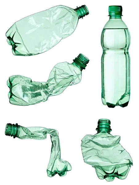 Vide utilisé poubelle bouteille écologie environnement — Photo