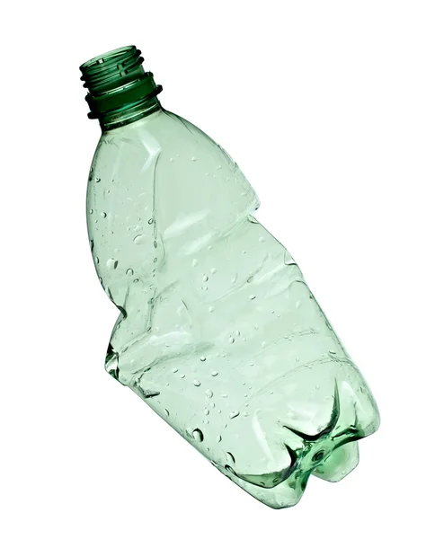 使用されるごみ箱を空ボトル生態環境 — ストック写真