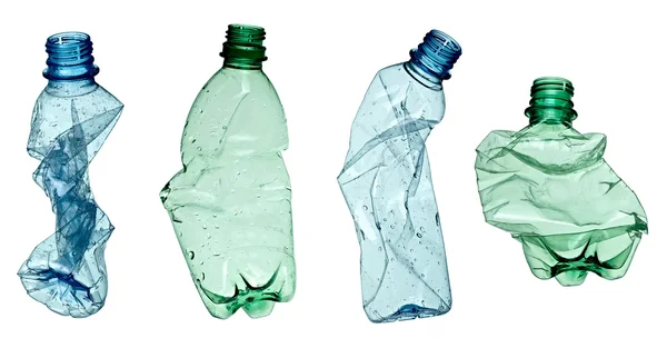 Ambiente de ecología de botella de basura usada vacía —  Fotos de Stock