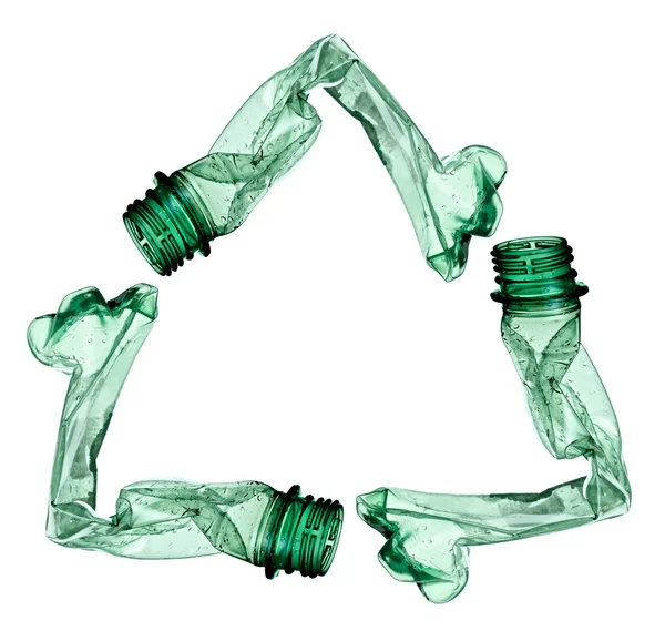 Leere gebrauchte Müllflasche Umwelt — Stockfoto