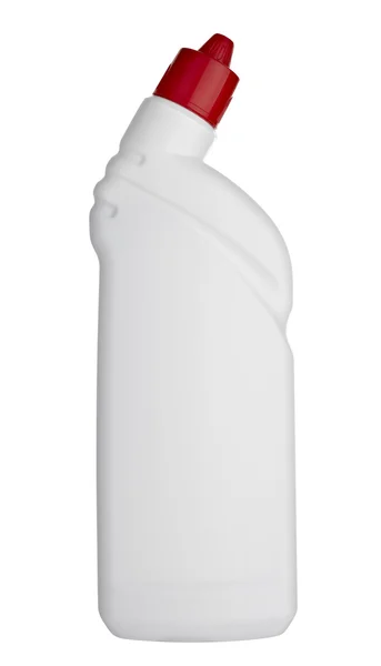 Produto de garrafa sanitária branca — Fotografia de Stock