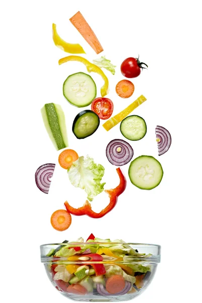 Salade plantaardig dieet voedsel — Stockfoto