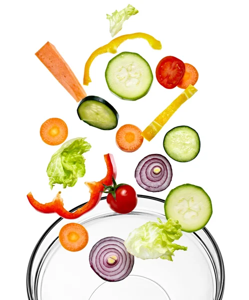 沙拉蔬菜减肥食品 — 图库照片