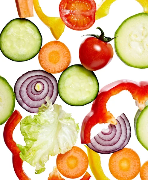 Alimento de dieta vegetal de salada — Fotografia de Stock