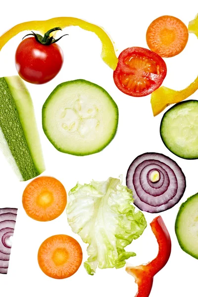 Ensalada dieta vegetal alimentos —  Fotos de Stock
