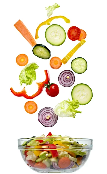 Sałatka warzywo dieta jedzenie — Zdjęcie stockowe