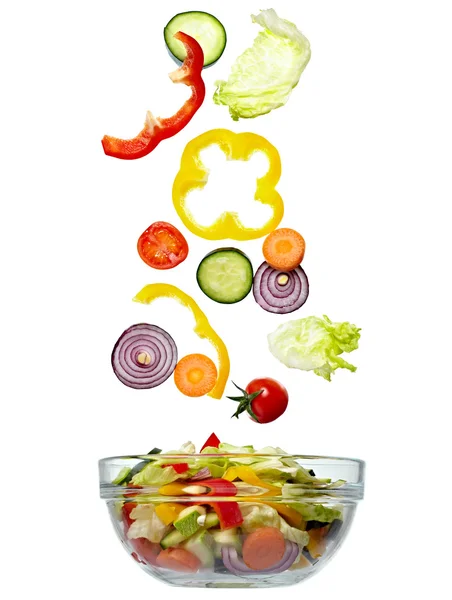 Salad vegetable diet food Stock Photo