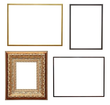 Wooden frame grunge clipart