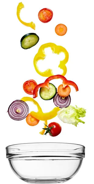 Salata sebze diyet yemekleri — Stok fotoğraf