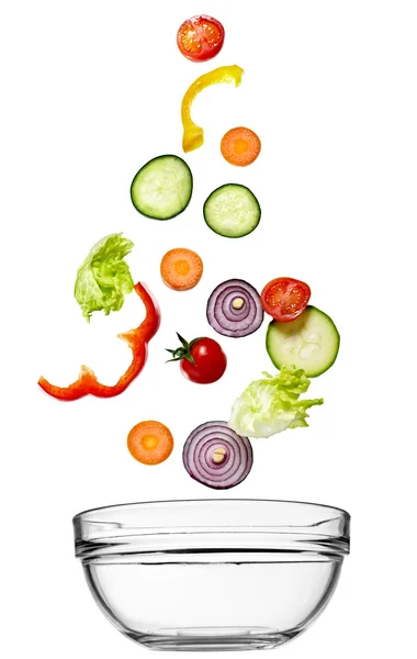 Alimento de dieta vegetal de salada — Fotografia de Stock