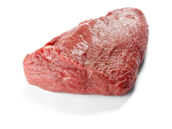 Rauw vlees rundvlees eten — Stockfoto