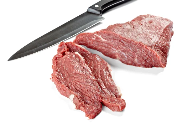 Сырое мясо говядины — стоковое фото