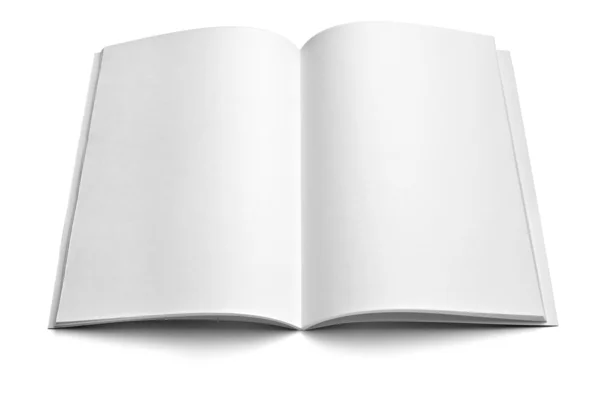 Beyaz boş dizüstü şablonu — Stok fotoğraf