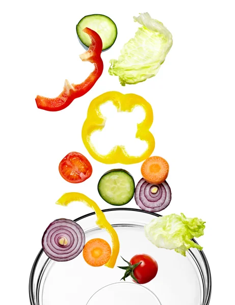 Ensalada dieta vegetal alimentos —  Fotos de Stock