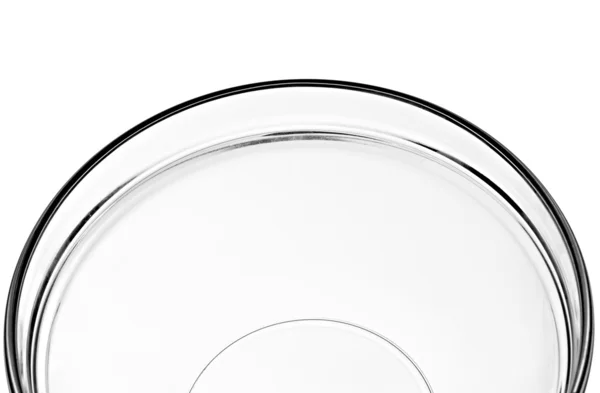 玻璃碗透明培养皿 — 图库照片