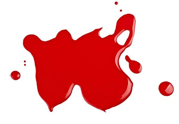 Red paint drop — Stock Photo, Image