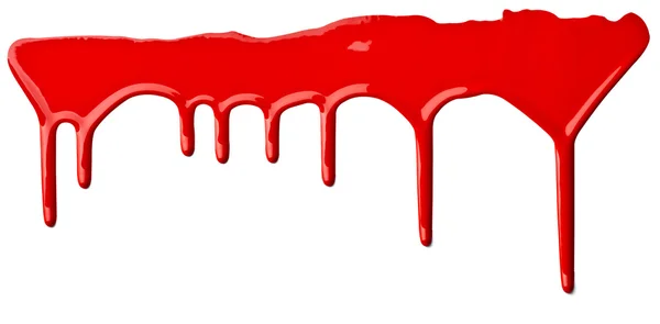 stock image Red paint leaking art