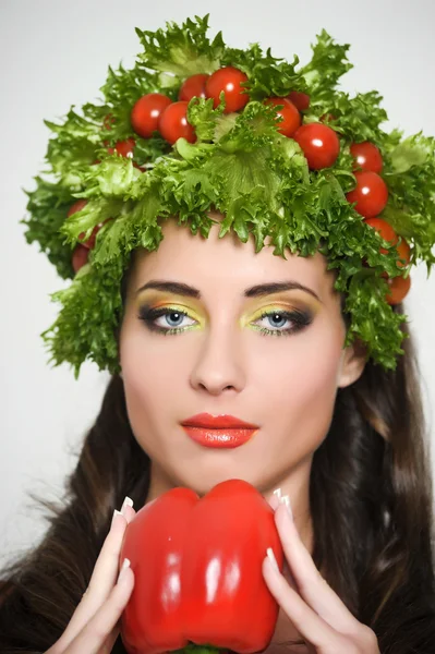 stock image Amusing vegetarian