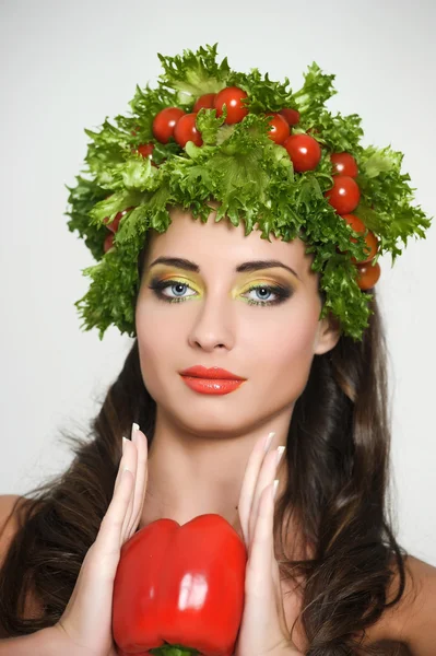 stock image Amusing vegetarian