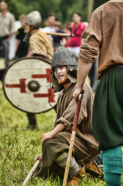 stock image Festival The first capital of Russia in the Old Ladoga.