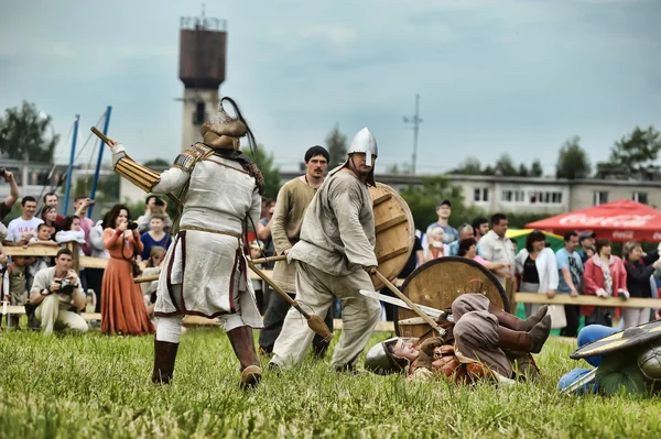 Festival de eerste hoofdstad van Rusland in de oude ladoga. — Stockfoto