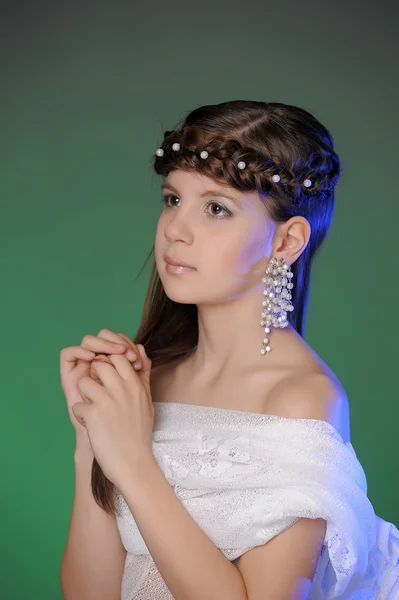 Egy fiatal hercegnő portré — Stock Fotó