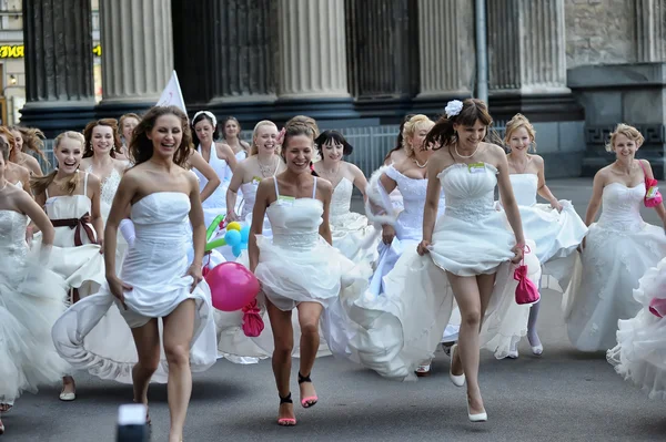 stock image Brides parade 2012