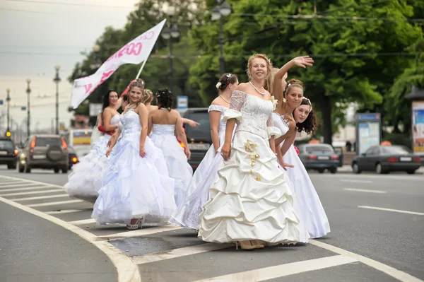 stock image Brides parade 2012