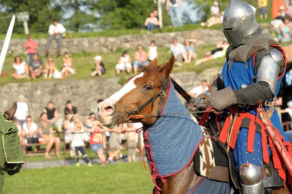 stock image Knights jousting