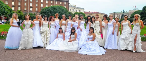 stock image Brides parade 2012