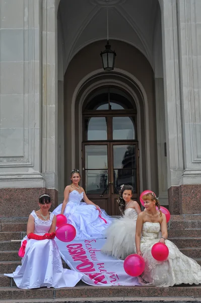 stock image Brides parade 2012