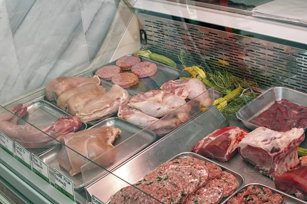 Vlees-slagerij Stockfoto