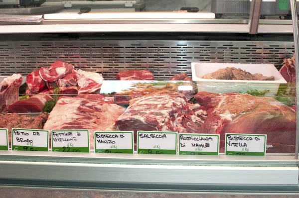 Meat-butcher's shop Stock Picture