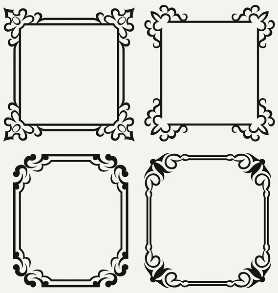Elemento di design calligrafico e decorazione della pagina — Vettoriale Stock