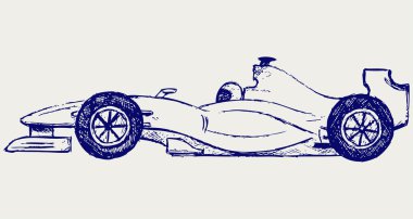 Formula 1 race clipart