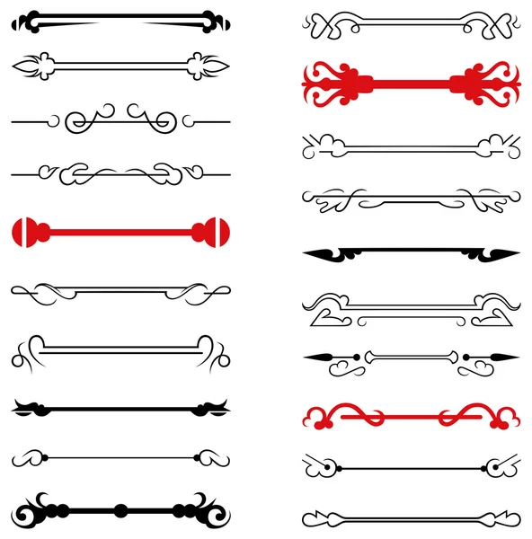 Elementos de design caligráfico e decoração de página —  Vetores de Stock